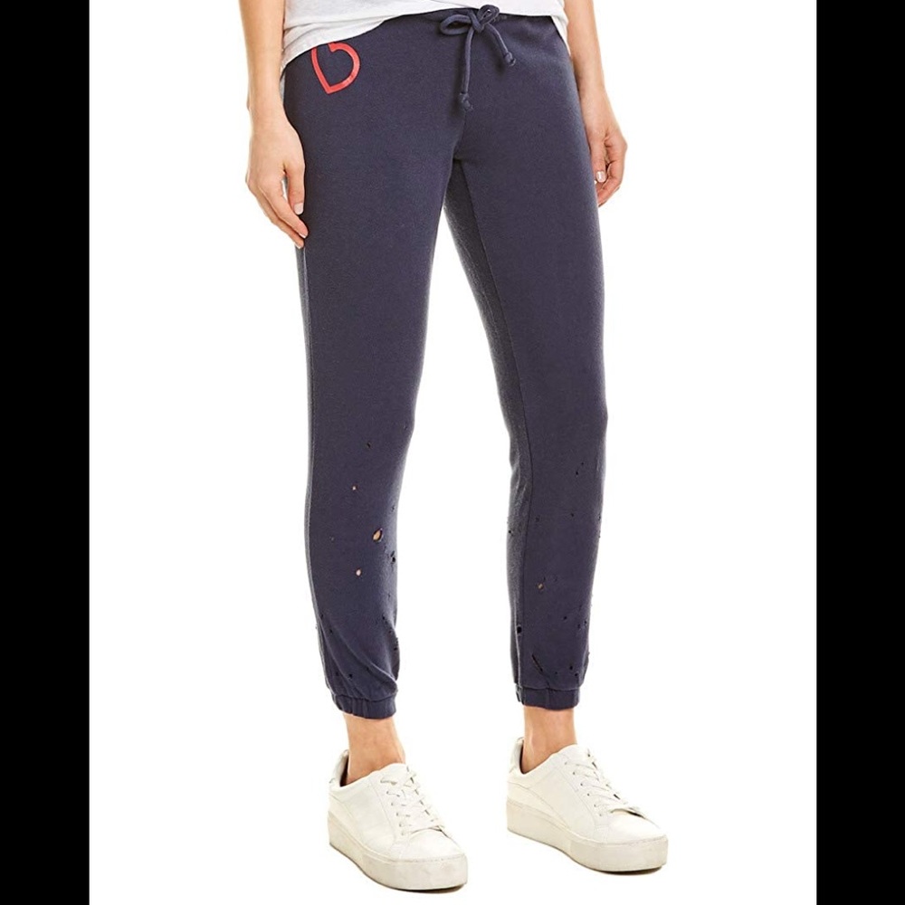 CHASER Blue Comfy Jogger with Heart